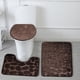 thumbnail image 5 of Fiudx Liquidación De Decoración Del Hogar Por Menos De $5 Alfombra De Baño De 3 Piezas, Alfombra De Bañera Antideslizante Súper Suave Y Alfombra De Baño Absorbente, Alfombra De Baño, Alfombra De Baño, 5 of 7
