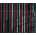 thumbnail image 4 of oneOone Polyester Lycra Maroon Fabric Striped Diy Clothing Quilting Fabric Print Fabric By Yard 56 Inch Wide, 4 of 4