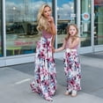thumbnail image 3 of HAWEE Robes Maxi Assorties Maman et Moi, Haut Sans Manches Bohème à Imprimé Floral Tenues Assorties avec Poches, 3 of 7