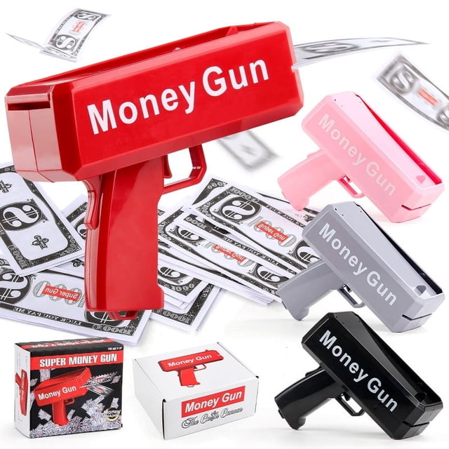 Money Gun Toy Money Gun es adecuado para fiestas y juegos de bodas de varios colores.