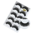 thumbnail image 2 of Fiudx Juego de Pestañas Postizas Gruesas, Naturales, Largas y Rizadas, Suaves y Tupidas, de Visón, 5 Pares, Maquillaje para Bodas, Ideal para Selfies, Fácil Aplicación., 2 of 2