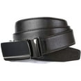 thumbnail image 2 of ROXONI Men's Ultra Soft Geniune Leather Ratchet Dress Belt with Automatic Buckle, Enclosed in an Elegant Gift Box - 2 Pack Combo, 2 of 7