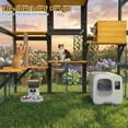 thumbnail image 5 of GYSIBAPO Large Wooden Catio Outdoor Cat Enclosure, Walk-in Cat House with 2 Condos, 5 Platforms, 4 Doors & Weatherproof Roof, 5 of 12