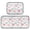 Spring Butterflies and Flowers, variant on 2-Piece Kitchen Mat Set Non Slip Washable Floor Mats Decorative Rugs for Kitchen Sink Laundry Spring Butterflies and Flowers