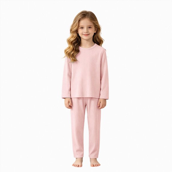 Pajama Set for Girls Cotton Cartoon Pattern Sleepwear Pjs Set,skin-friendly 6-12 Months 12-24 Months 2t 3t 4t 5t 6t 7t 8t 9t Children 5-6 Years