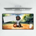 thumbnail image 4 of Happy Father's Day Boykin Spaniel Playing Basketball with Best Dad Jersey Desk Mat Full Keyboard Mouse Pad Dog Lover Large Mousepad - 13006, 4 of 5