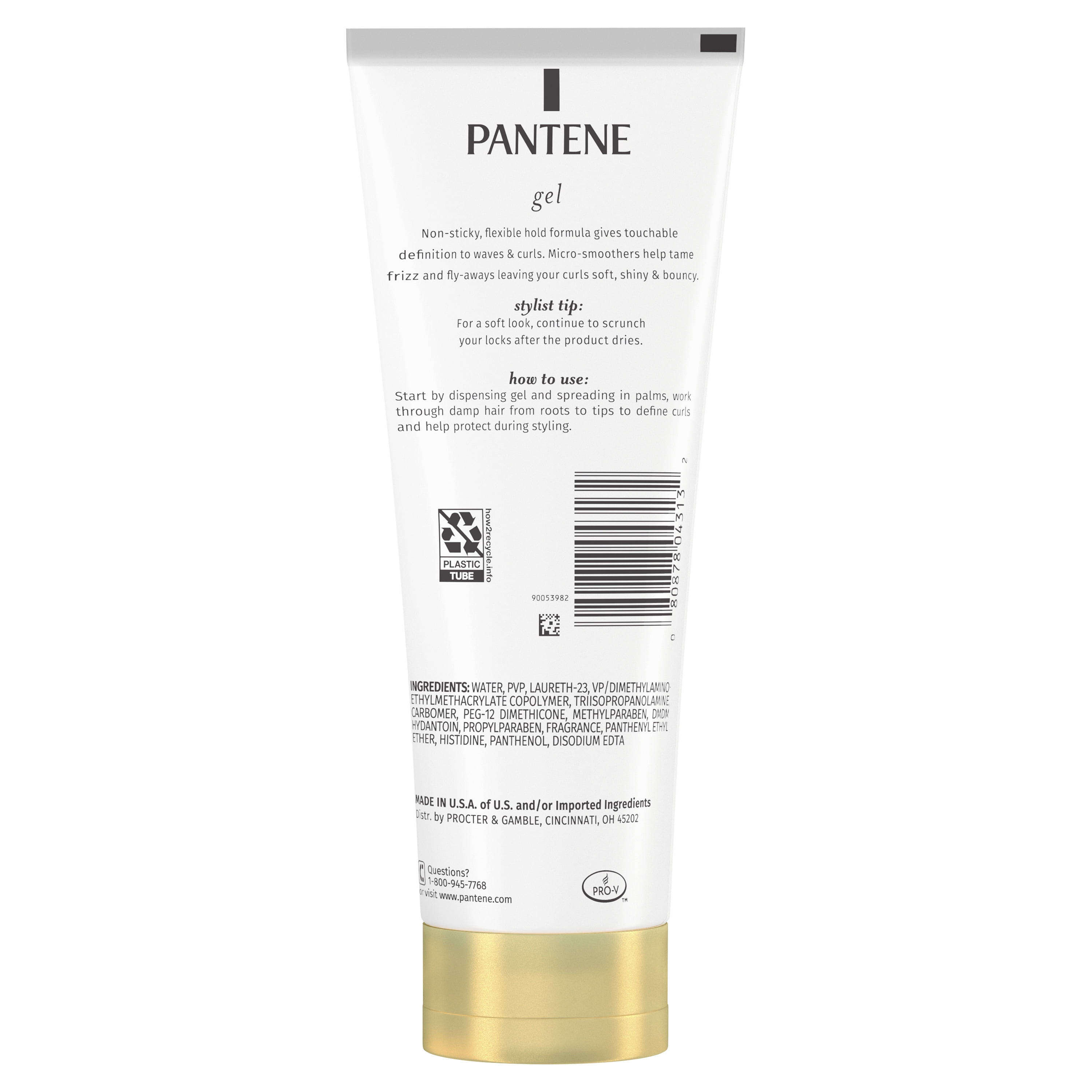 Pantene Flexible Wave Gel for Curly Hair, Non-Sticky Formula, 6.8 oz -  Walmart.com