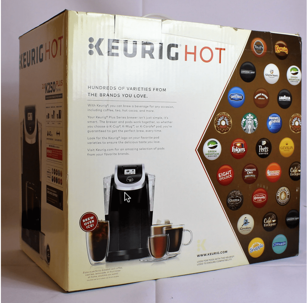 Keurig K250 Single Serve Coffee Brewer, Black