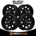 thumbnail image 3 of 15x10 Black Rock 997B Soft 8 Matte Black Wheel 6x4.5 (-25mm), 3 of 5