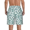 thumbnail image 3 of Naloa Floral Men's Beach Shorts, Surfing shorts, Swim trunks, Quick Dry Swim Trunks for Surfing Beach Fun - X-Large, 3 of 9