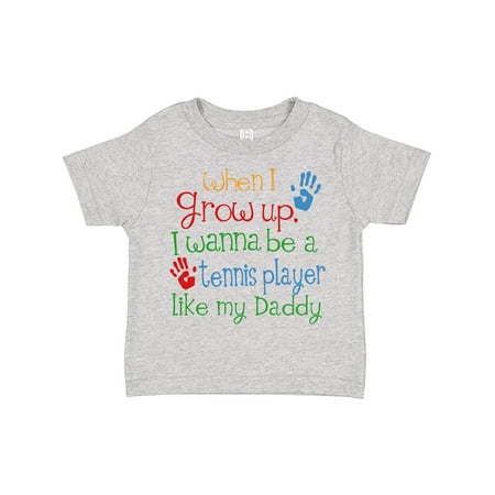 

Inktastic Tennis Player like Daddy Boys or Girls Toddler T-Shirt