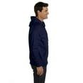 thumbnail image 3 of Hanes Men's and Big Men's Ecosmart Fleece Full Zip Hooded Jacket, up to Size 3XL, 3 of 3