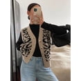 thumbnail image 4 of Women's Knit Vest V-Neck Button Front Sleeveless Loose Fit Ribbed Cuffs Hem Top for Fall Winter Layering Office Commute Daily Outfits, 4 of 10