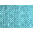 thumbnail image 1 of Ahgly Company Indoor Rectangle Abstract Light Blue Contemporary Area Rugs, 2' x 3', 1 of 4