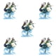 thumbnail image 2 of Ramo de flores artificiales Moyic Oficina Hotel Interior Exterior Simulación Flores Azul, 2 of 6