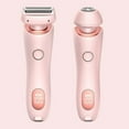 thumbnail image 6 of 3-in-1 Women's Electric Shaver - USB Rechargeable Facial Hair Remover & Eyebrow Trimmer, Painless Hair Removal for Face, Arms, Bikini Area - Portable Travel Size with Stainless Steel Blades, 6 of 9