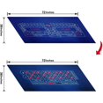 thumbnail image 2 of Baliken Tabletop Casino Felt 36"x72" for 2-in-1 Roulette/Craps Casino able Top Felt Layout Mat(Blue/Blue), 2 of 3