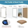 5x7,8x10,11x14 Rustic Wood Picture Poster Frames Photo Frame Set Wall
