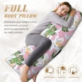 thumbnail image 3 of KLL Ultra Soft Microfiber Body Pillow Cover/Pillowcases 20"x54" with Hidden Zipper Closure-Lilies Flowers, 3 of 5