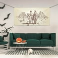 thumbnail image 2 of Picia Two Cowboys Riding Horses In The Desert Pattern Party Banner, Festive Decoration, Holiday Banner, Celebration Decor, Event Banner, Reusable Party Banner-Medium, 2 of 8