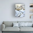 thumbnail image 2 of The Macneil Studio 'Winter Village Stream' Canvas Art, 2 of 4