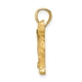 thumbnail image 2 of Auriga 14K Yellow Gold Diamond-Cut Golden Retriever Pendant for Women, 2 of 6