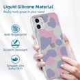 thumbnail image 5 of for iPhone 11 Case Cute Cow Print, Slim Fit Matte Clear Cover with Purple Cow Pattern for Women Girls, Protective Phone Case for iPhone 11 6.1 Inch, 5 of 12