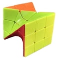 thumbnail image 5 of Vivid Color 3x3 Stickers-Free Speed Cube Twisting Magic Puzzle Toy Suitable for Various Brands, 5 of 5