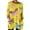 Yellow, variant on Chic Blouse for Women Long Sleeve Mesh Shirt for Elegant Layering Soft See Through Top S 2XL