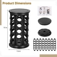 thumbnail image 6 of Coffee Pod Carousel Organizer, Compatible with Keurig K Cup 40 Pods, 360° Rotating Coffee Pod Holder, Plastic Capsule Rack with Non-Slip Foam Base, Easy Assembly, Quick Access, 6 of 6