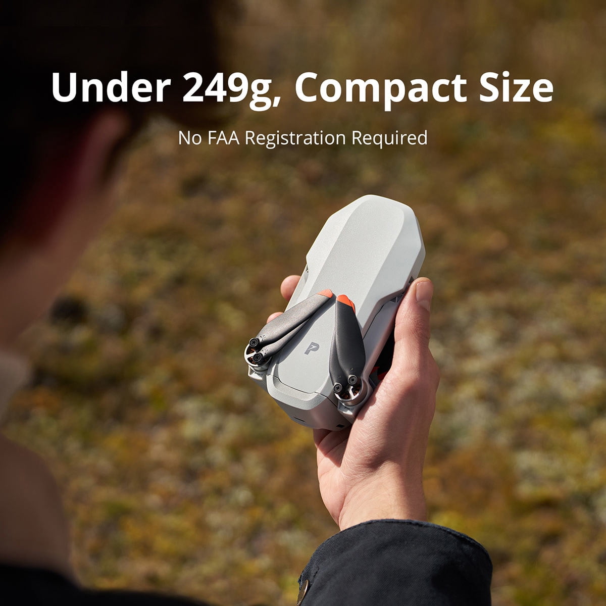 Potensic APM2530221 Atom 2 Fly More Combo Drone with Camera, White
