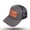 Grey, variant on Unisex Dad Logo Mesh Baseball Cap, Breathable Sun Protective Curved Brim Hat, Classic Casual Letter Printed Adjustable Cap For Father's Day Outdoor Daily All Season Wear White One Size