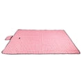 thumbnail image 1 of Heitune Outdoor Portable Machine Lavable Oxford Cloth Picnic Pad A Prueba de Humedad Espesar Playa Tierra Mat(Rejilla roja y Blanca), 1 of 5