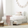 thumbnail image 1 of South Shore Aviron 39 Inch Twin Storage Bed with 3 Drawers, 1 of 9