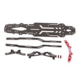 thumbnail image 2 of Marco de suspensión trasera delantera de fibra de carbono, fibra de carbono y aluminio Kit de marco de suspensión de chasis de automóvil RC Drift Piezas de actualización de chasis de automóvil RC Durabilidad probada, 2 of 8