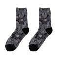 thumbnail image 2 of Dyfzdhu Women Autumn Winter Sunflower Jacquard Socks Cotton Thermal Mid Tube Socks Breathable Crew Socks, 2 of 7