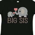 thumbnail image 4 of Inktastic Big Sis Elephant Girls Toddler T-Shirt, 4 of 5