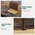 thumbnail image 5 of Shininglove 12-Drawer Dresser with Sturdy Metal Frame, Textured Brown, 39 x 11.8 x 43.3 Inches, 5 of 7