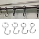 thumbnail image 3 of 10pcs guardarropa colgando tubo de tubos de tubo ganchos de la barra de la cocina Pan de la cocina gancho de baño Percha de gancho for la ropa de la toalla 16mm / 19mm / 22mm / 25mm, 3 of 6