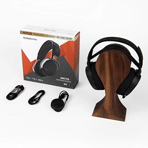 SteelSeries Arctis 7 Lossless Wireless Gaming Headset with DTS Headphone X v2.0 Surround for PC and PlayStation 4 Black