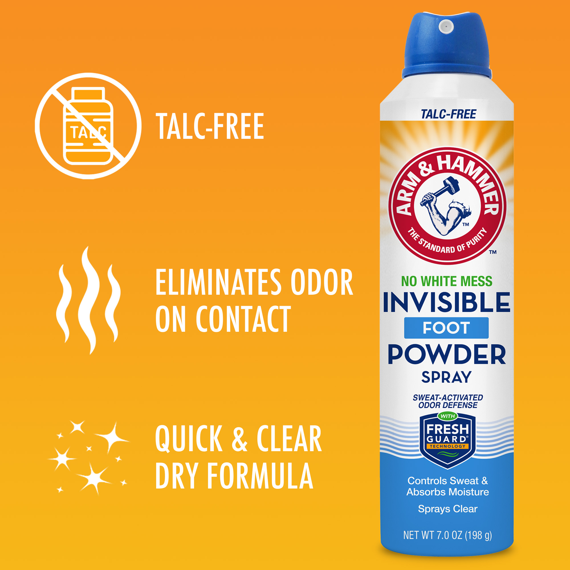 Arm & Hammer Invisible Spray Foot Powder - image 8 of 14