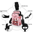 thumbnail image 5 of HELLHERO Valentine's Day Sling Bag Lightweight Women for Outdoor Travel Daily Use 4.33x1.97x7.09, 5 of 7
