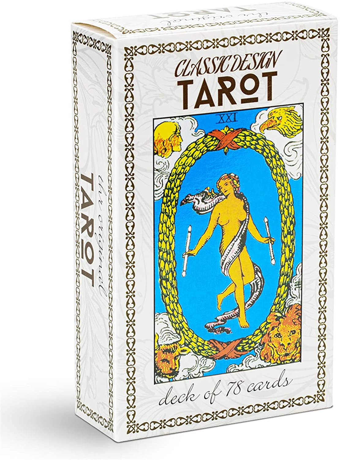 MagicSeer Classic Design Tarot Cards Deck with Guidebook