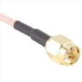 thumbnail image 5 of Symkmb 10Pcs RG316 SMA Male Plug to SMA Male Plug Connector RF Pigtail Coax Jumper Cable 8inch Metal, 5 of 6