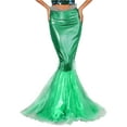 thumbnail image 2 of MSemis Women's Mermaid Skirt High Waist Long Fish Tail Pencil Skirt Green M, 2 of 5