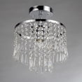 thumbnail image 3 of Seek 1-light Chrome Tiered Crystal Chandelier, 3 of 3