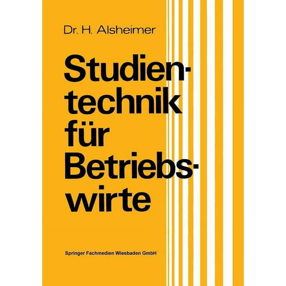 Studientechnik Für Betriebswirte, (Paperback)