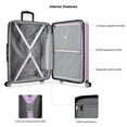 thumbnail image 5 of Travel Select Snowcreek Hardside Expandable Spinner Luggage, Lavender, 30" Checked Large, 5 of 6