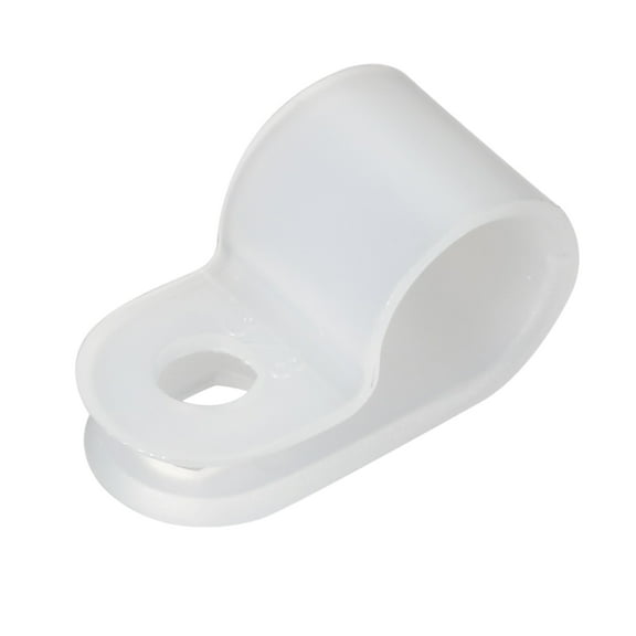 108Pcs Nylon R-type Cable Clamp Organizer Cord Clips for Wire Management 9.5mm