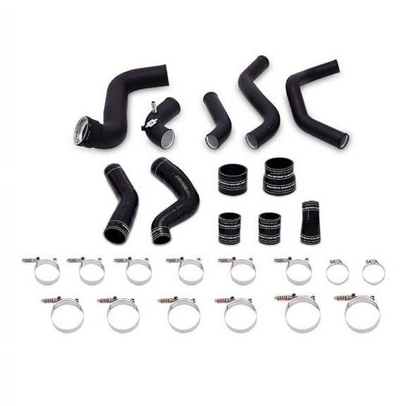 Mishimoto MMICP-F150-11KWBK Intercooler Pipe Kit Compatible With Ford F-150 3.5 EcoBoost 2011-2014 Wrinkle Black
